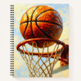 Cuaderno de arte de baloncesto - Diario de diseño 