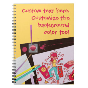Cuaderno de arte de Doodles de juguete
