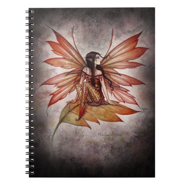 Cuaderno de arte de fantasía de hadas de Molly Har (Frente)