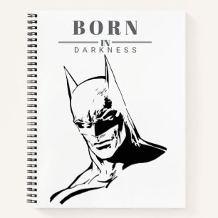 Cuaderno de arte de gato guerrero gótico oscuro
