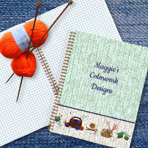 Cuaderno de arte de hilo de gráficos de punto