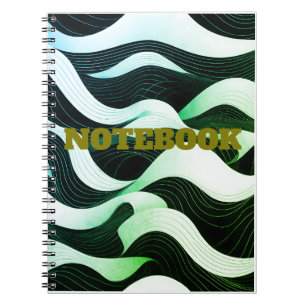 Cuaderno de arte de onda moderna