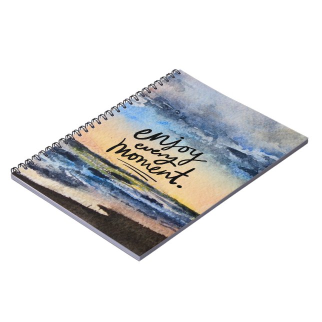 Cuaderno de arte de playa inspirador (Lado Izquierdo)