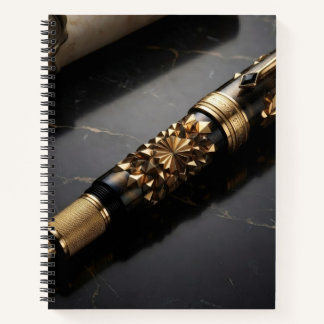 Cuaderno de arte de pluma estilográfica de lujo