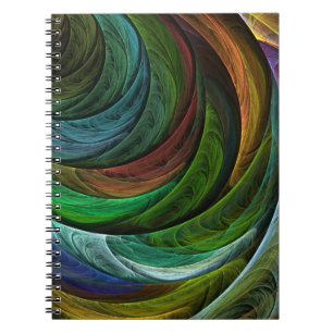 Cuaderno de arte de resumen de gloria de color