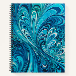 Cuaderno de arte en espiral de arte de pincel de p