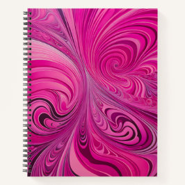 Cuaderno de arte en espiral de arte de pincel de p