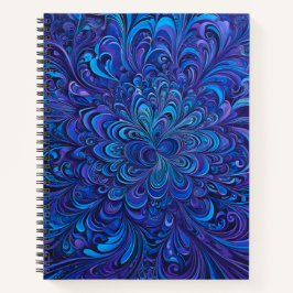 Cuaderno de arte en espiral de arte de pincel de p