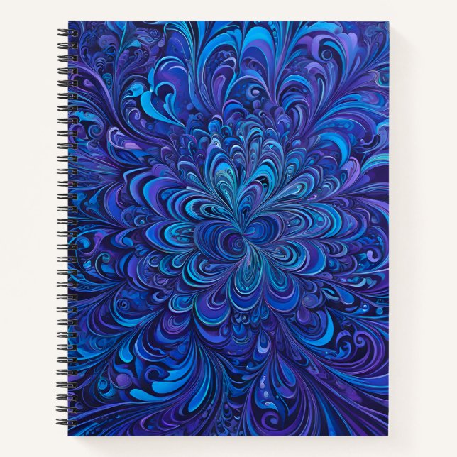 Cuaderno de arte en espiral de arte de pincel de p (Anverso)