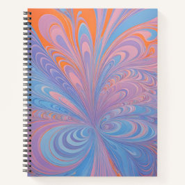 Cuaderno de arte en espiral de arte de pincel de p