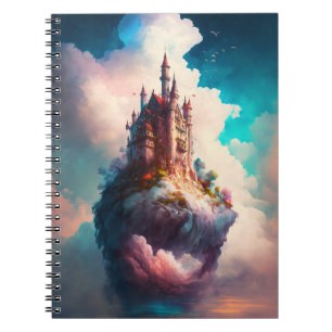 Cuaderno de arte Fantasía de Castle Sky Clouds