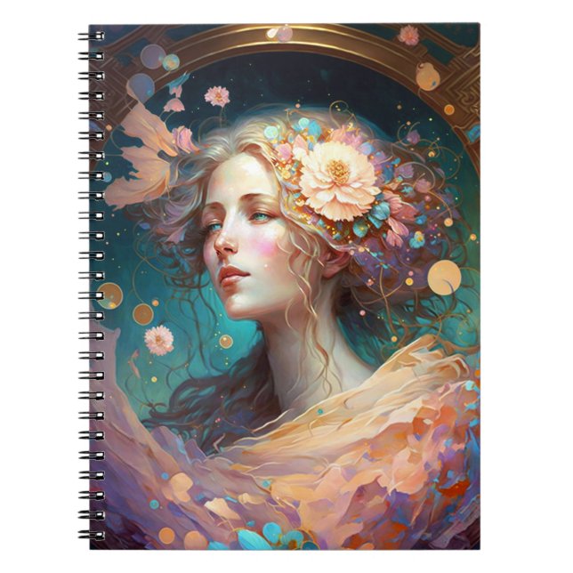 Cuaderno de arte fantástico para diosas (Frente)