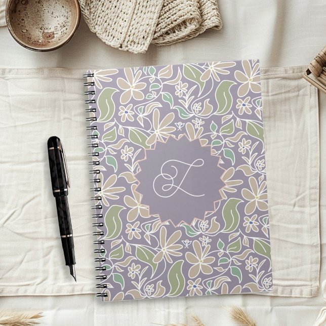 Cuaderno de arte floral personalizado de jardín de (Subido por el creador)