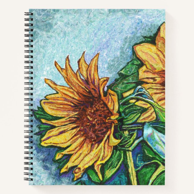 Cuaderno de arte girasol (Anverso)