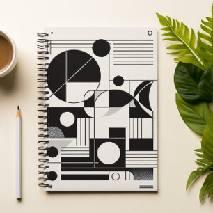 Cuaderno de arte moderno geométrico