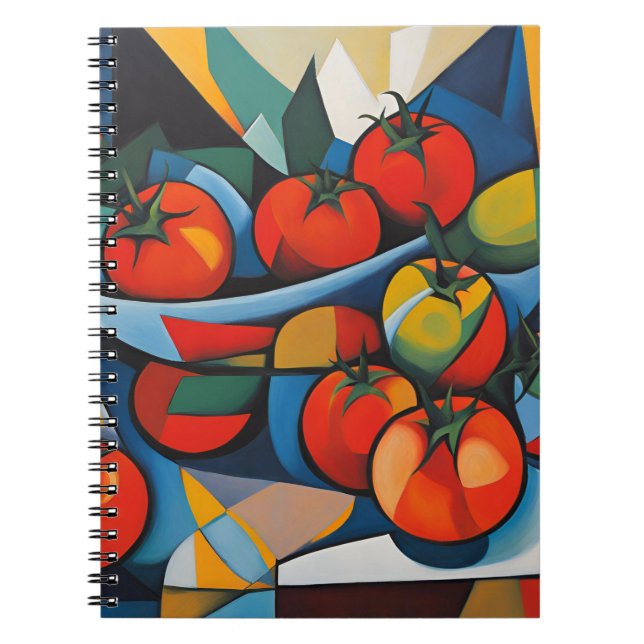 Cuaderno de arte moderno Tomate (Frente)