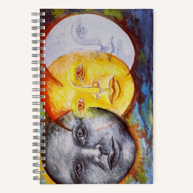 Cuaderno de arte original para la luna de sol (Anverso)