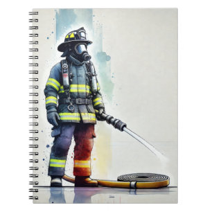 Cuaderno de arte para bomberos heroicos
