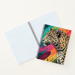 Cuaderno de arte Rainbow Leopard
