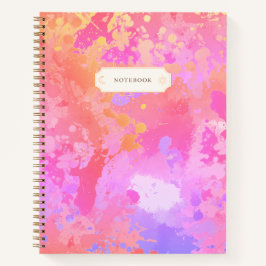 Cuaderno de Atardecer Boho Splash
