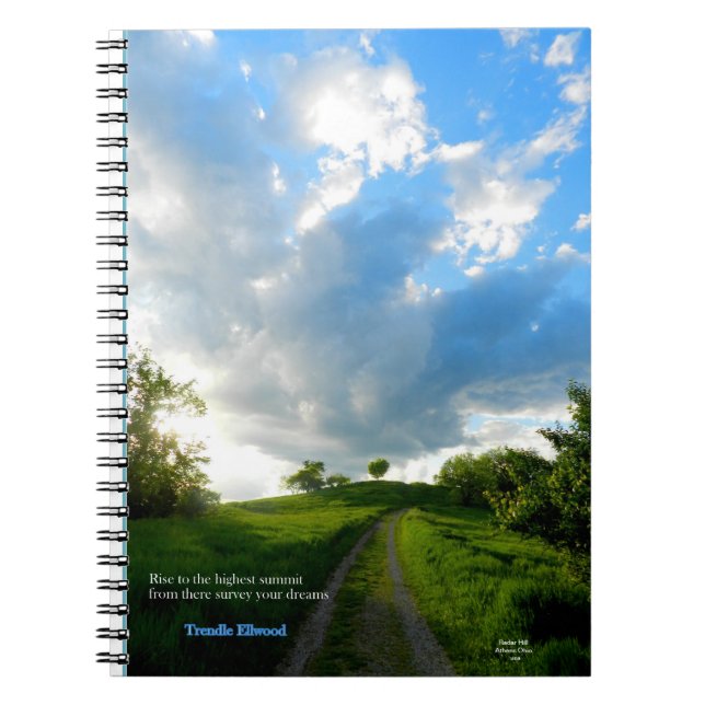 Cuaderno de Atenas Ohio de la colina del radar (Frente)