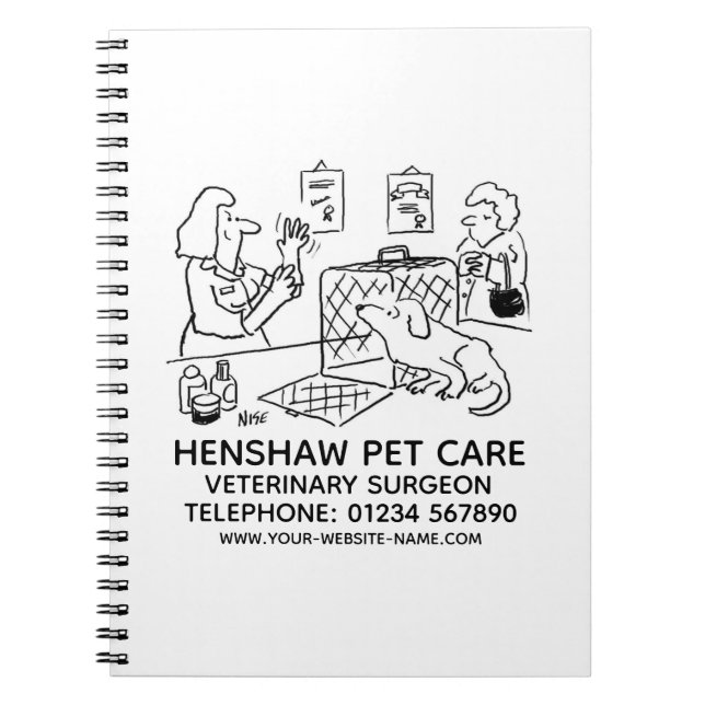 Cuaderno de atención veterinaria (Frente)
