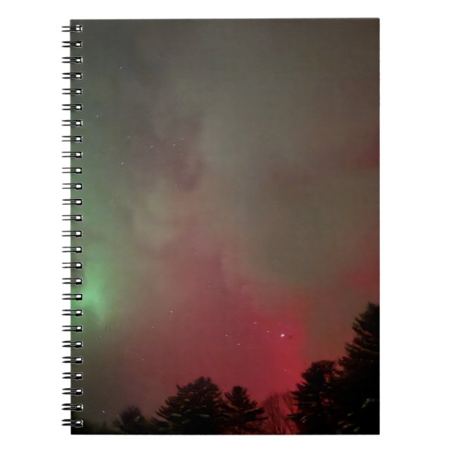 Cuaderno de Auroras Boreales Malvadas (Frente)