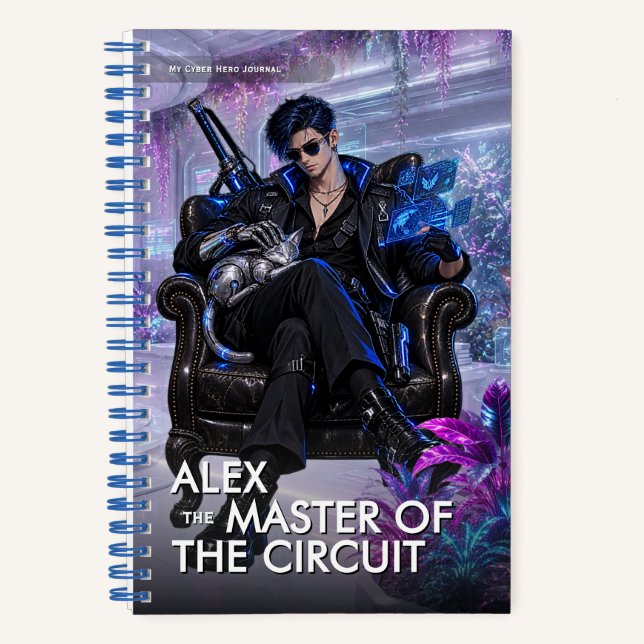 Cuaderno de aventuras de mi héroe cibernético de f (Anverso)
