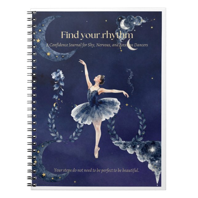 Cuaderno de bailarina Encuentra tu Ritmo | Ava Sol (Frente)