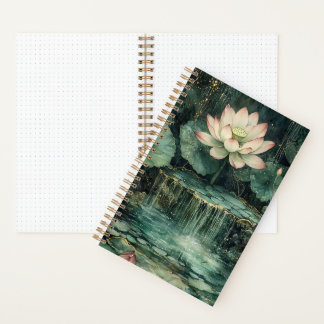 Cuaderno de balas de fuente de loto encantado