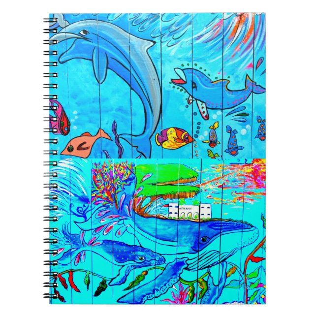 cuaderno de ballenas y delfines (Frente)