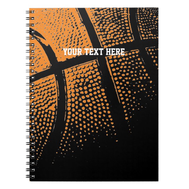 Cuaderno de baloncesto | Útiles escolares personal (Frente)