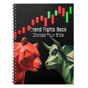 Cuaderno de batalla de mercado de toros contra oso
