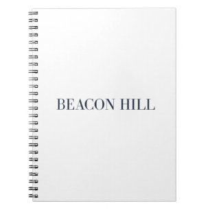 Cuaderno de Beacon Hill   Boston Massachusetts