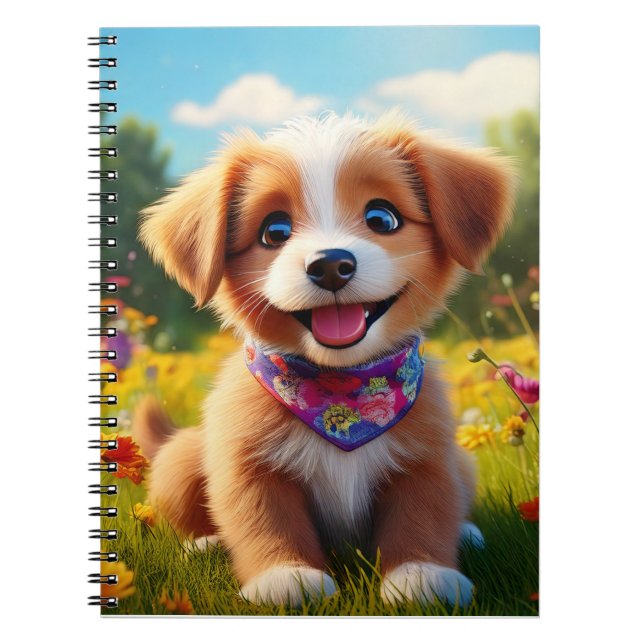 Cuaderno de bebé - Cachorro (Frente)