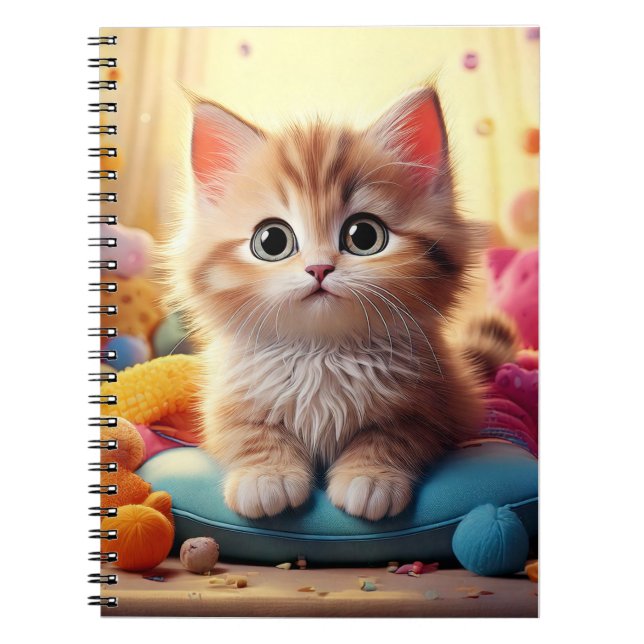 Cuaderno de bebé - Gato (Frente)