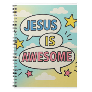 Cuaderno de Biblia para niños con tema cristiano