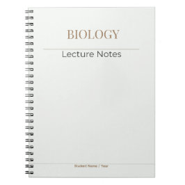 Cuaderno de Biología – Edición Académica Minimalis