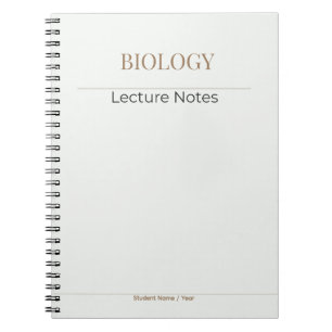 Cuaderno de Biología – Edición Académica Minimalis