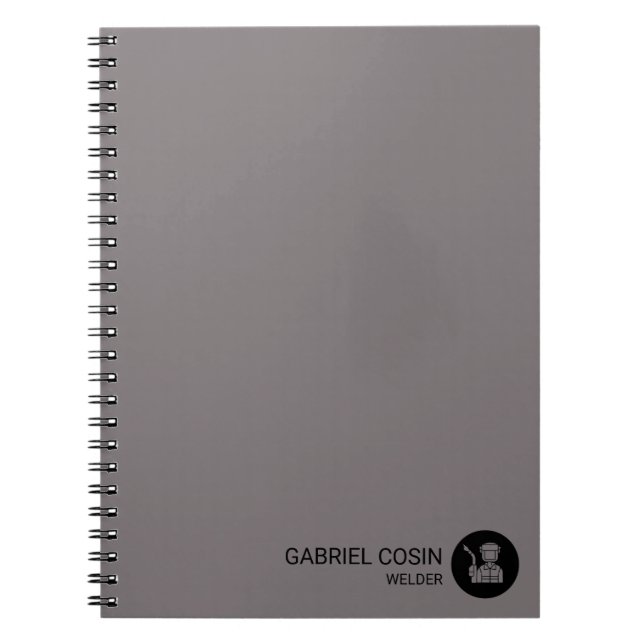 Cuaderno de bitácora del soldador de equipo indust (Frente)