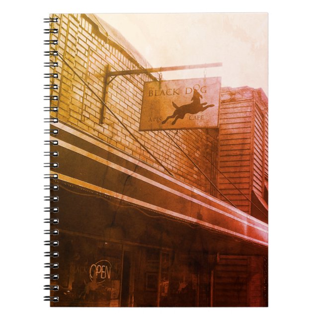 Cuaderno de Black Dog Cafe (Frente)