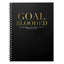 Cuaderno de Blooded de la meta