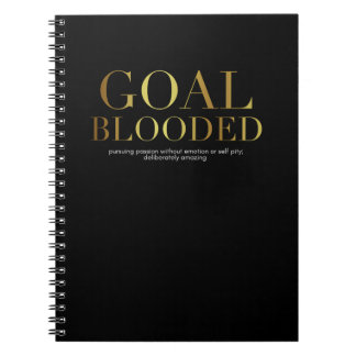 Cuaderno de Blooded de la meta
