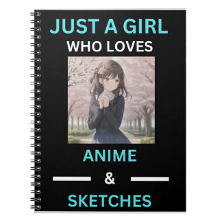 Cuaderno de boceto "Amor por el Anime"