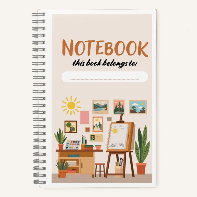 Cuaderno de bocetos del estudio del artista (Anverso)