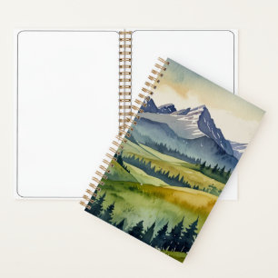 Cuaderno de bocetos en blanco minimalista