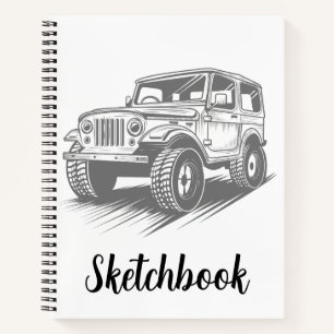 Cuaderno de bocetos minimalista