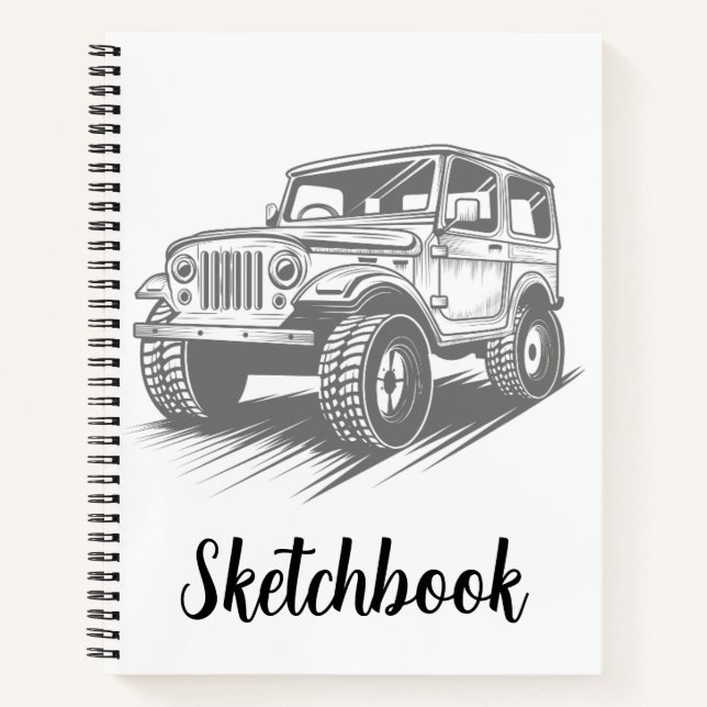 Cuaderno de bocetos minimalista (Anverso)