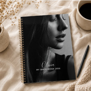 Cuaderno de bocetos personalizado con collage de f