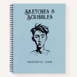 Cuaderno de Bocetos y Garabatos Personalizados